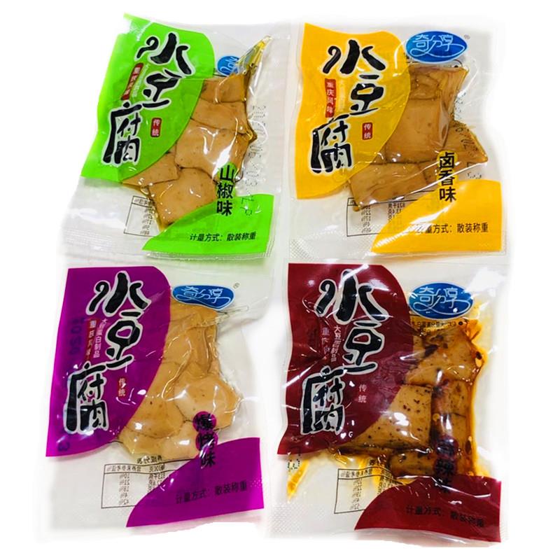 奇分享水豆腐散称1000g奇爽水嫩麻辣豆腐豆干 干重庆零食特产品小
