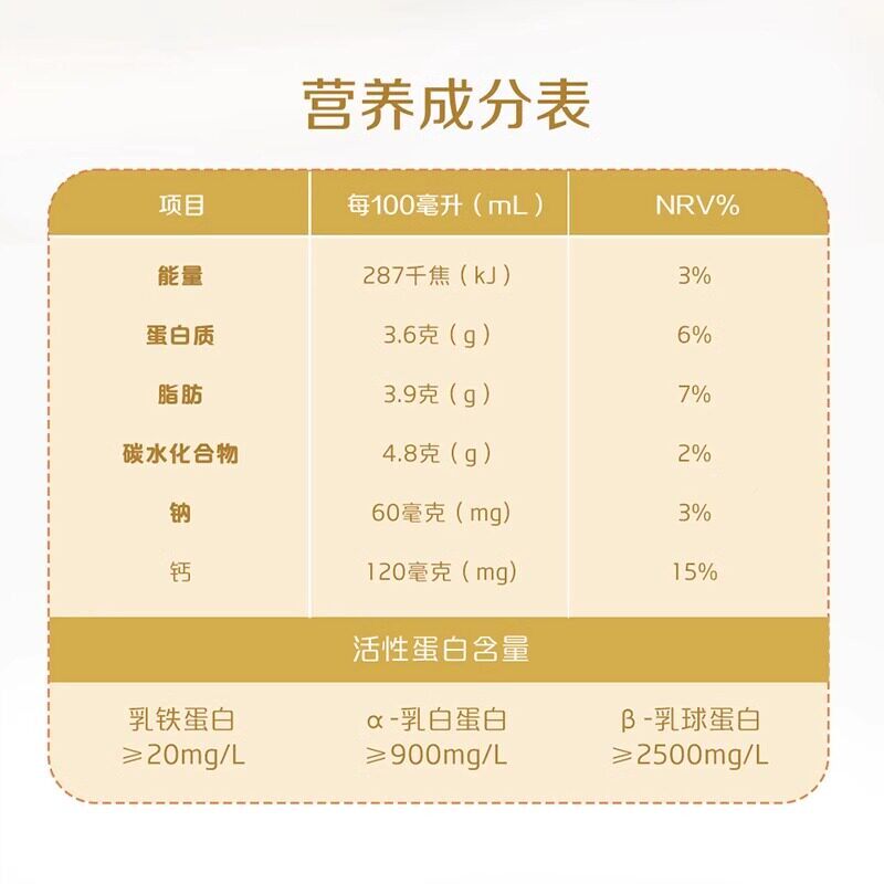【林6依轮专属】悦LJF鲜活A0鲜2型牛奶26ml*6+原味鲜牛奶20ml*4