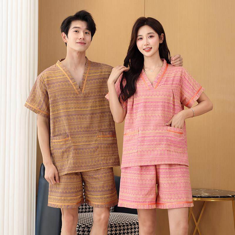 洗浴中心洗浴服汗蒸服女2023涤棉提花浴服男款大码桑拿足浴店衣服,居家布艺,汗蒸服,淘宝优惠券,粉丝福利购,淘宝优惠卷