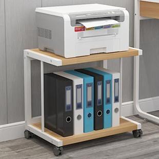 矮柜打印机架子桌下迷小型落地简约现代移动办公室多层置物架家用