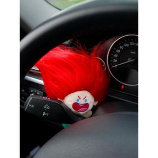 小美人鱼汽车怀挡装饰车载转向灯雨刮器公仔车内饰品屏幕玩偶摆件