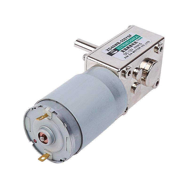 涡蜗杆减速电机24V直KSP流大矩断电自锁1V低速2扭轮微型调速电动