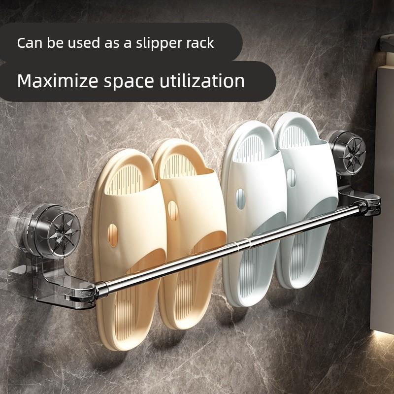 吸盘毛巾架不锈钢卫生间免