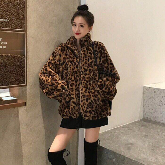 极速豹纹外套女秋冬2026欧货新款今年流行的糯水貂绒马甲夹棉皮草