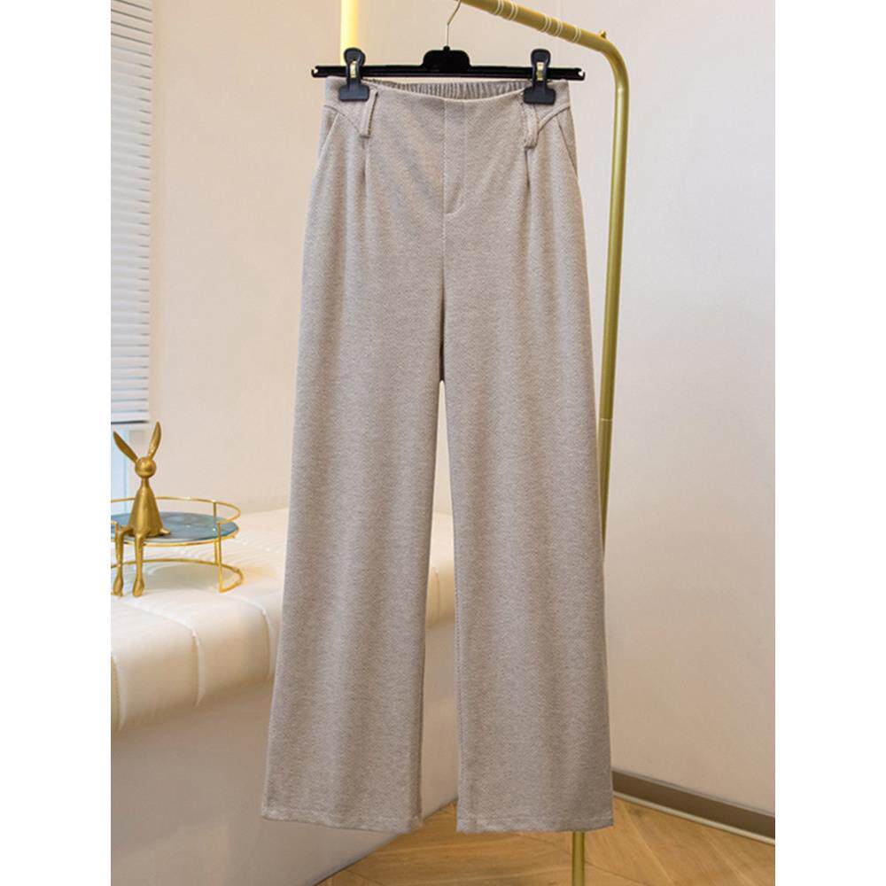 极速中年女裤2026秋装胖妈妈运动裤休闲裤卫裤高腰显瘦直筒阔腿裤