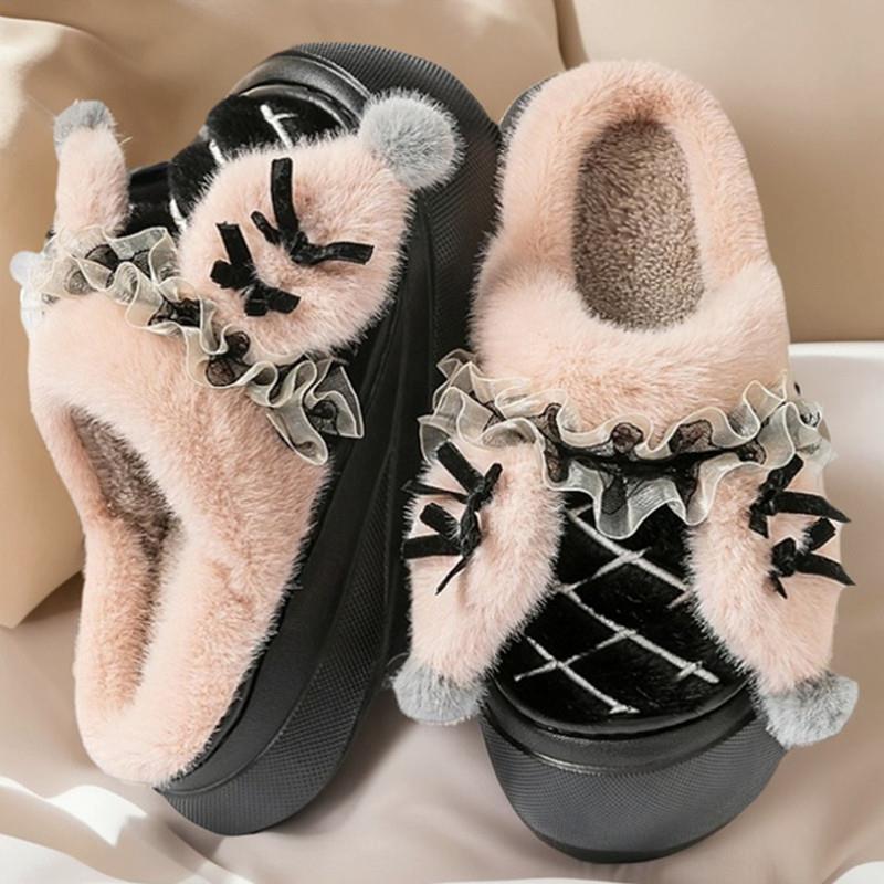 棉拖鞋女冬季室内居家防滑