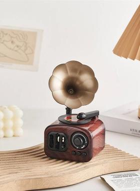 美式复古留声机摆件怀旧老