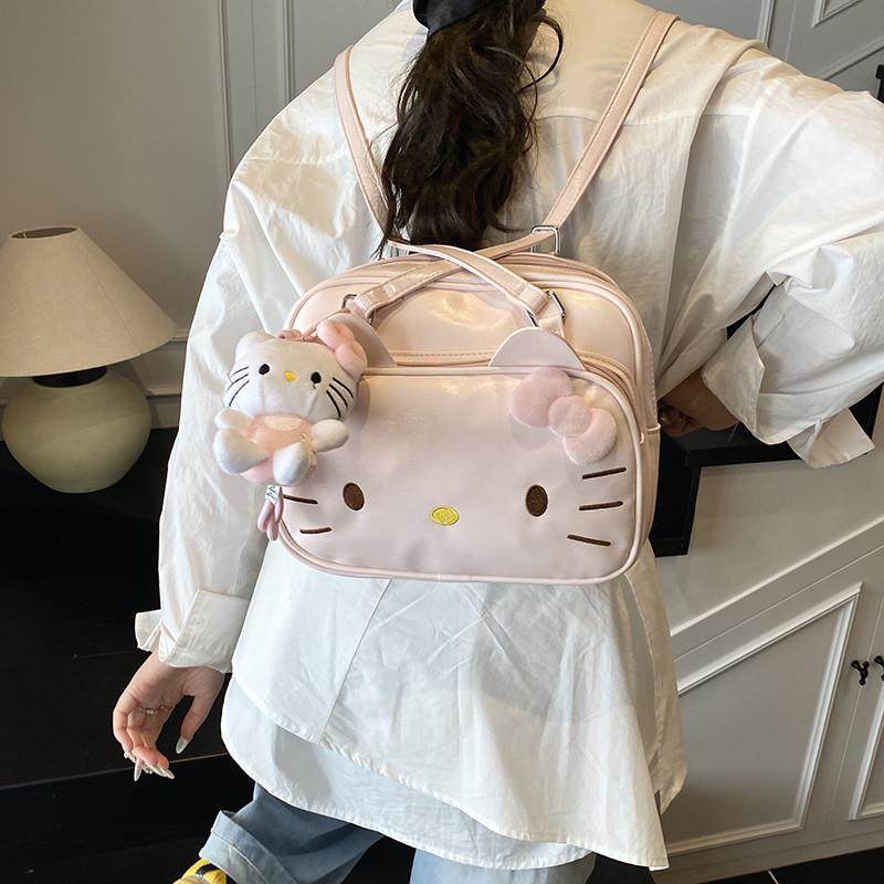 推荐超火网红卡通双肩包包女旅游轻便高颜值款街头潮流高级感休闲