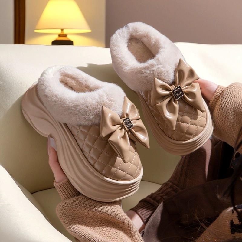 包跟棉鞋女款冬季室内外穿