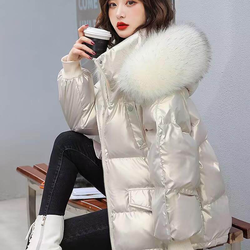 极速羽绒服女短款冬季新款韩版加厚显瘦时尚百搭大毛领保暖洋气鸭