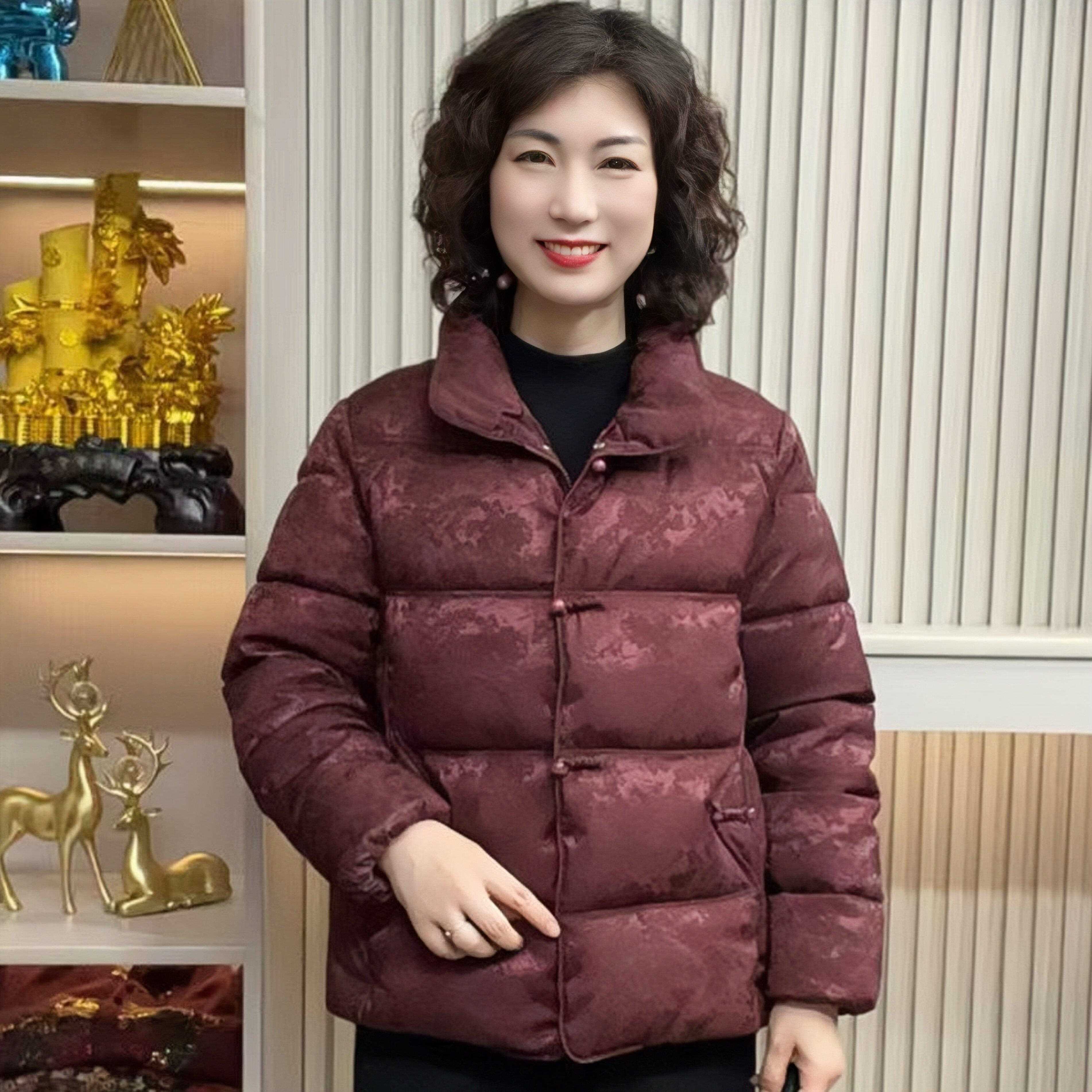 极速中老年人女装棉袄妈妈冬装外套2026新款棉服短款加厚保暖洋气
