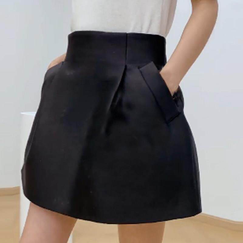 极速蓬蓬裙女半身欧洲站2026春款新款黑色洋气显瘦a字高腰短裙伞