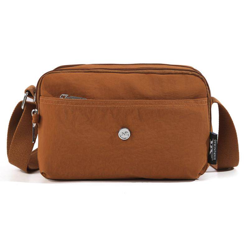 推荐2025新款夏季尼龙布包女包休闲百搭单肩斜挎包轻便女士多层小