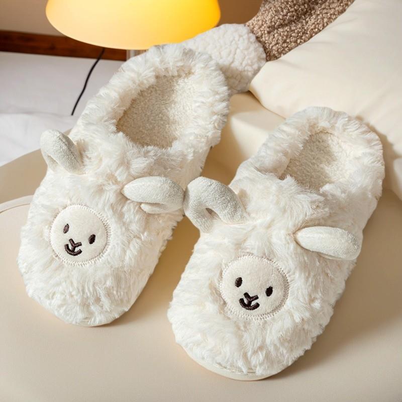 可爱小羊棉拖女居家棉拖鞋