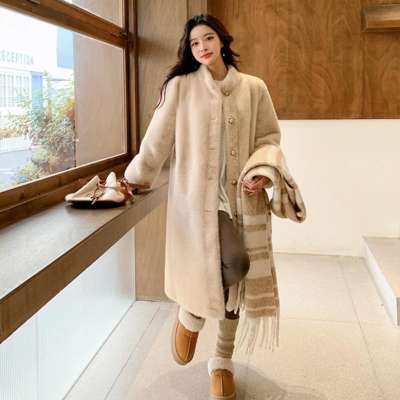 皮草外套女秋冬季新款仿水