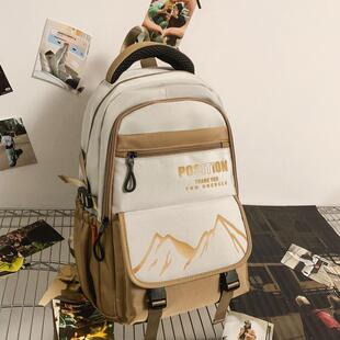 推荐书包男初中生高中生潮流百搭大学生个性背包小学生36年级双