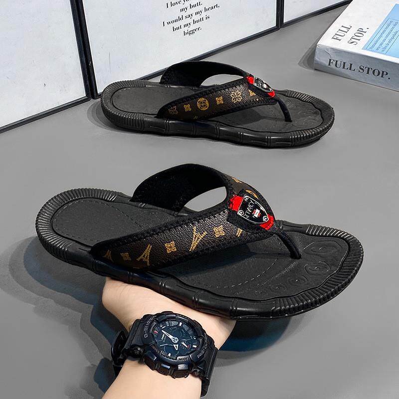 推荐广东人字拖男防滑外出防臭2026新款夏季轻便软底拖鞋室外外穿