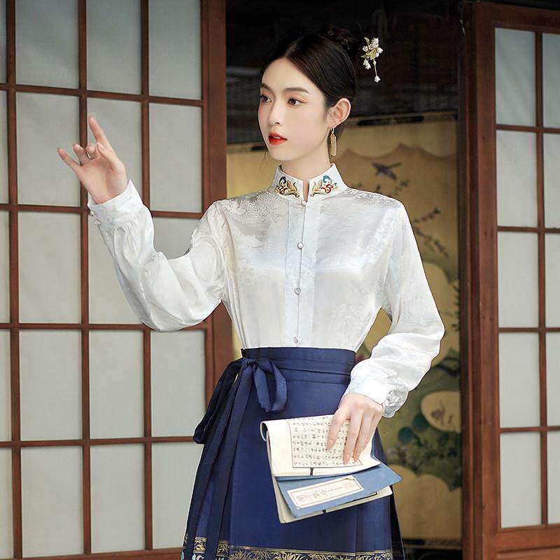 推荐马面裙搭配的上衣新中