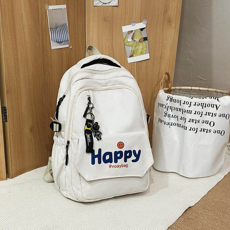 推荐双肩包男日系大容量轻便减负初高中大学生书包休闲户外旅行背