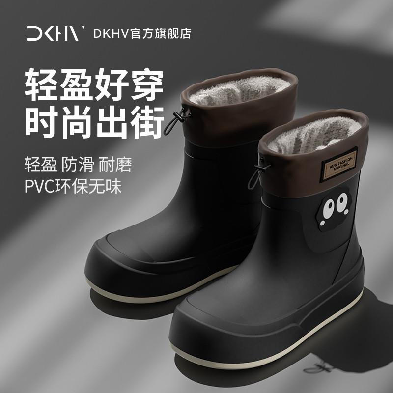 推荐春季新款雨鞋女款保暖