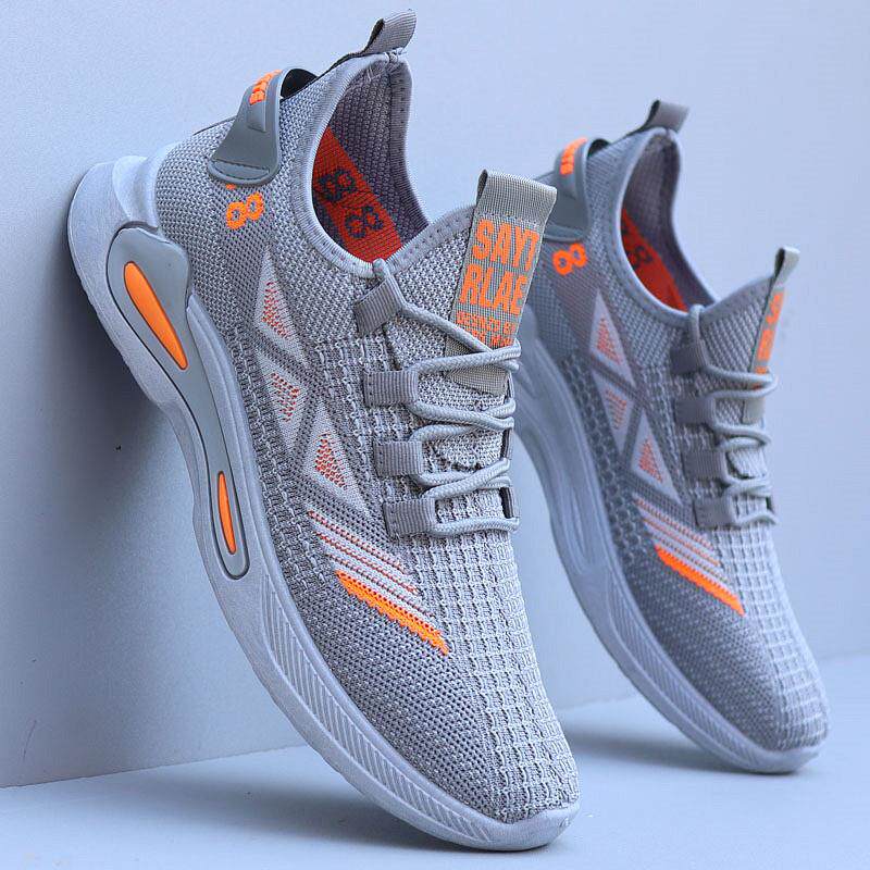 推荐一脚蹬男鞋2026新款夏季透气网面休闲运动套脚网鞋薄款软底驾