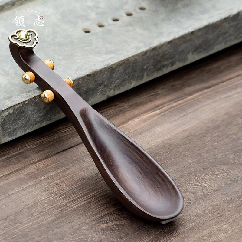 茶勺茶具配件功夫茶铲茶匙