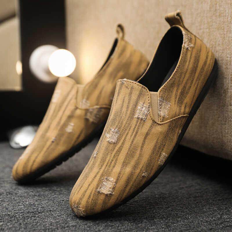 推荐2026春季新款乐福鞋男士一脚蹬豆豆鞋男英伦风套脚懒人老北京