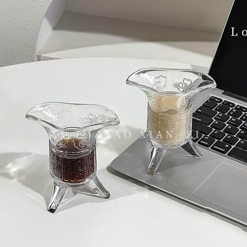 推荐高级感二两酒杯家用帝王爵杯2025新款白酒杯仿古中式创意酒具