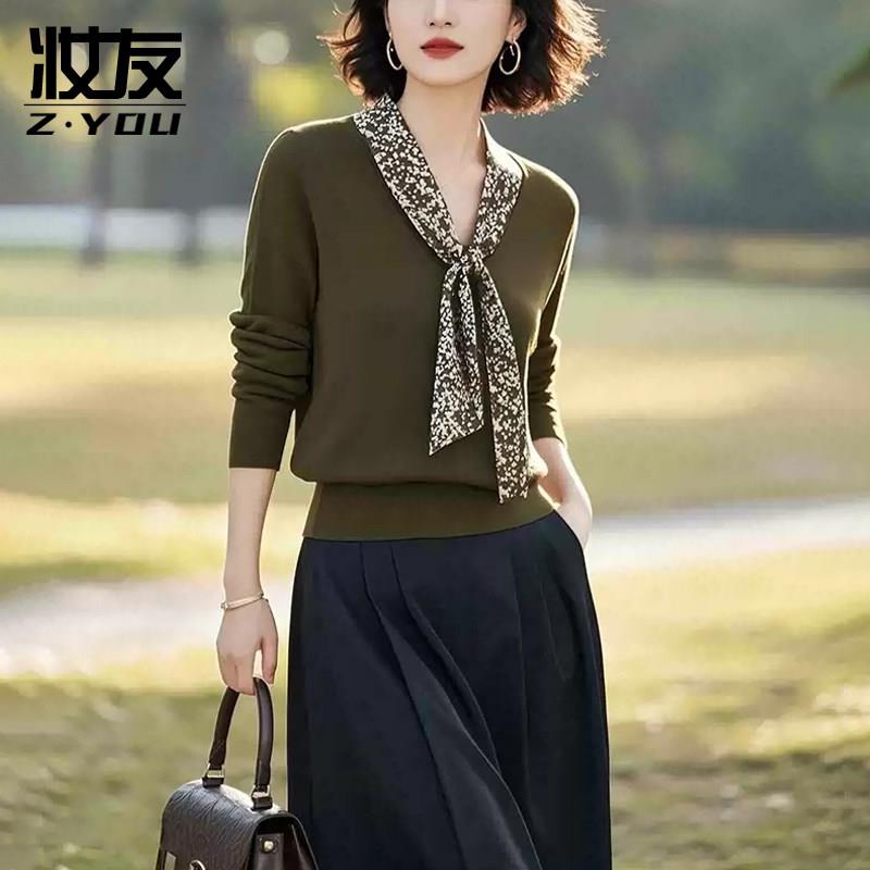 极速针织衫配半身裙子一整套女士上衣毛衣2026新款超火减龄两件套