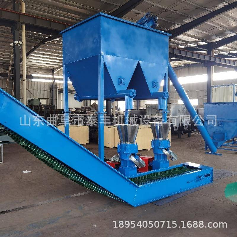 2吨饲料颗粒机牛羊鸡鸭猪兔颗粒饲料机家用秸秆造粒机