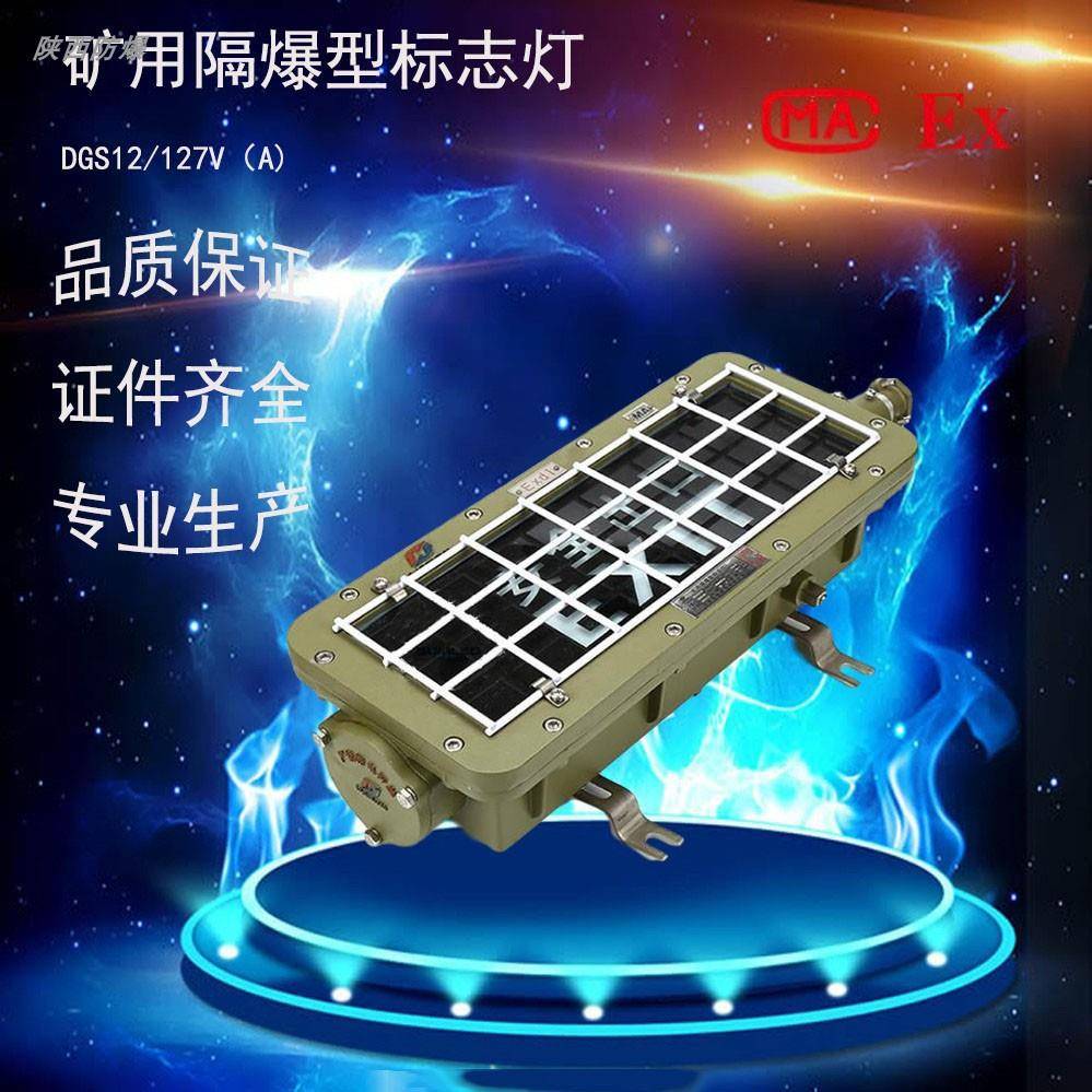 矿用隔爆型标志灯DGS12W127V煤矿井下防爆警示灯防爆巷道灯