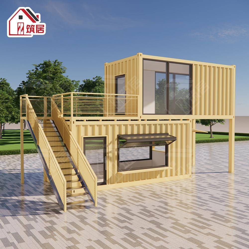 组装式创意集装箱民宿打包箱房双层酒屋移动售货亭餐车奶茶店商铺