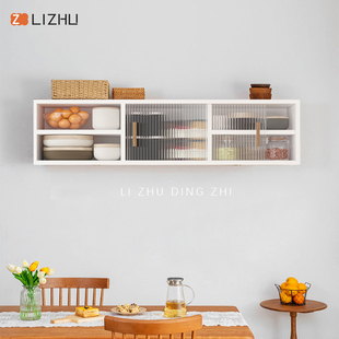 厨房吊柜置物架墙上收纳餐边x柜壁挂简约客厅卧室阳台储物柜子定