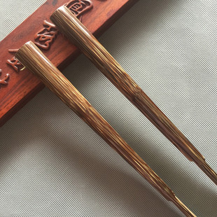 95寸18方 棕竹全芯老扇骨 苏工扇D面 老艺人制作 琵琶头花瓶头头