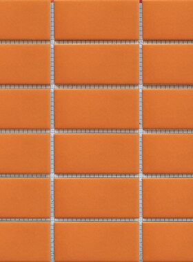 4595mm外墙砖彩码砖纸皮砖橙色外墙瓷砖通体砖平面釉面砖物业