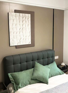 侘寂风大气客厅沙k发背景墙挂画高级感手绘立体浮雕抽象玄关装饰