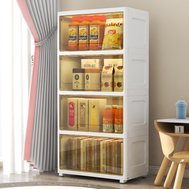 加厚款翻盖收纳柜多层透明储物柜子塑料五斗柜儿童宝宝玩具收纳箱,收纳整理,收纳柜,淘宝优惠券,粉丝福利购,淘宝优惠卷