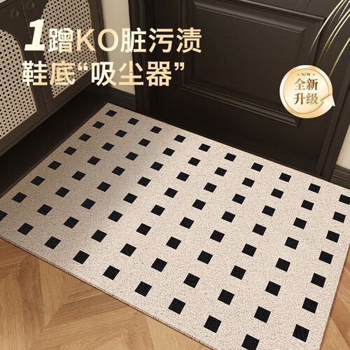 入户门地垫门口进k门丝圈耐脏防滑垫子家用免洗玄关脚垫可裁剪地