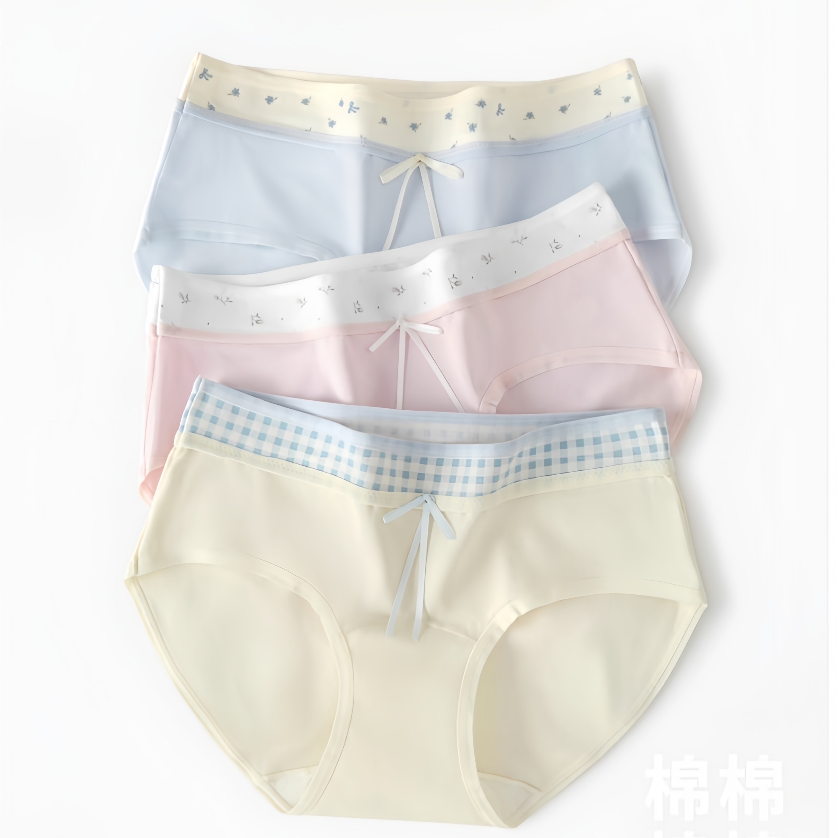 桃丝芙女士纯棉中腰三角裤