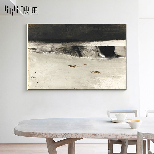 餐桌壁画民宿f现代简约玄关餐厅装饰墙画客厅挂画艺术画风景装饰