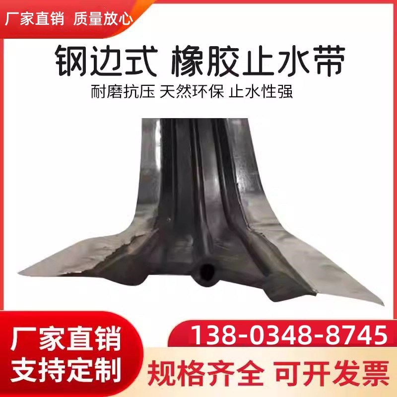 四川闸门P型橡胶止水带橡皮条q平板钢P25 30 35 40 45 50 60密封