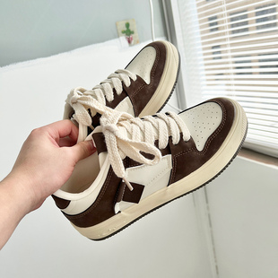 鞋子男款男士休闲鞋潮流百搭男生设计感小众运动板鞋网红爆款男鞋