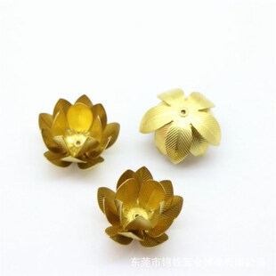 铜配件 立体花片细纹立体花片铜花DIY饰品