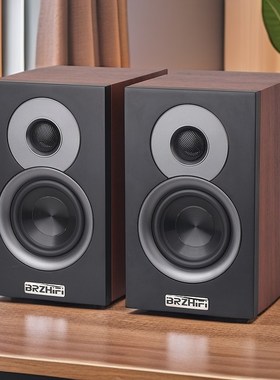 4寸二分频发烧hifi无源书架桌面音箱高音通透清晰低音深邃 DL40