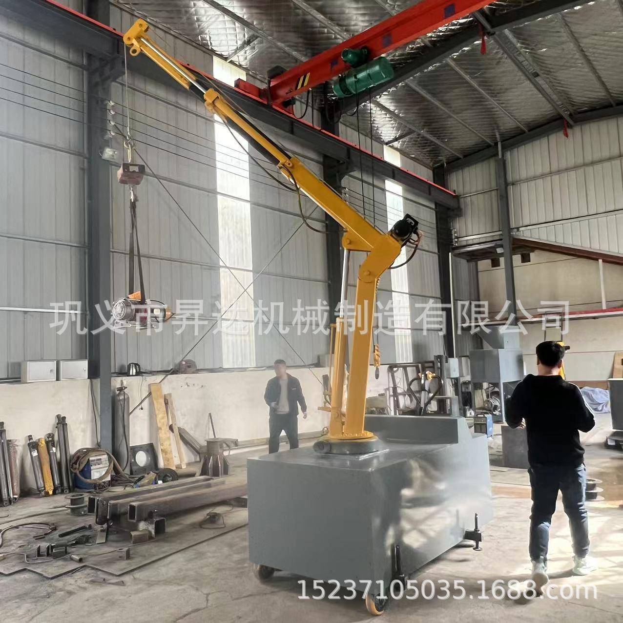 移动式小型吊车发动机吊架引擎小吊机液压起重机可充电汽修折叠吊