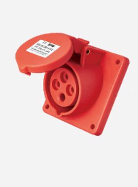 SFE上丰电气SF-414 424工业防水暗装斜式插座IP44 4芯16A 32A