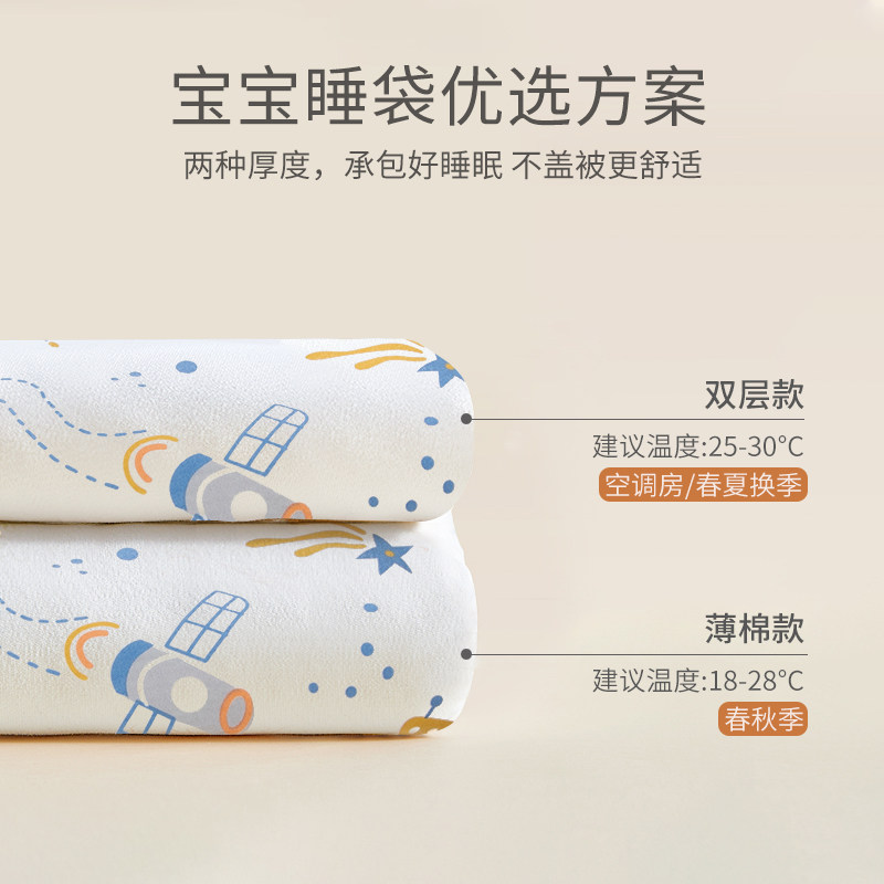 婴儿睡袋春夏季薄款儿童防踢被神器一体式宝宝睡袋纯棉秋冬季加厚,婴童用品,睡袋/防踢被,淘宝优惠券,粉丝福利购,淘宝优惠卷