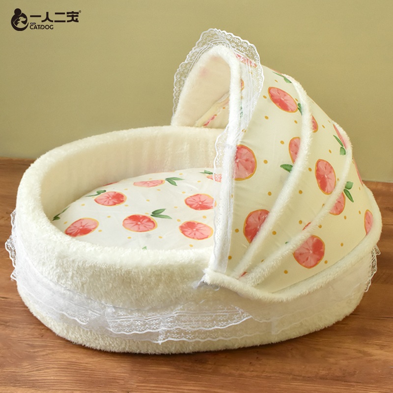 猫窝超级大狗窝四季通用半封闭式冬天保暖多猫网红窝猫咪用品大全