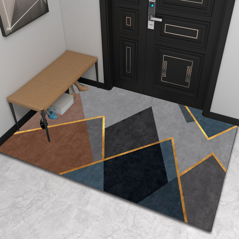 门口地垫入户门进门门垫家用客厅轻奢地毯防滑耐脏进户门脚垫子