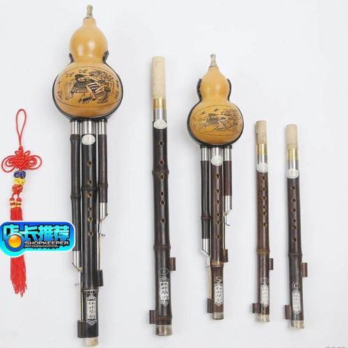 云南乐器红升华韵防摔加管C降B调小D调GF调初学葫芦丝演奏型优质